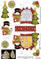 3D Snowman Xmas Window Treat Holder Christmas Decoration