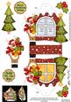 3D Rudolph Xmas Window Treat Holder Christmas Decoration