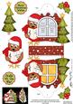 3D Robin Xmas Window Treat Holder Christmas Decoration