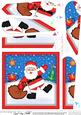 Xmas Santa's Sack Fan Pyramage Topper