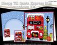 3D Christmas Santa Sleeps Till Santa Express Animated Card