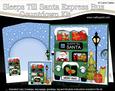 3D Christmas Santa Sleeps Till Santa Express Animated Card