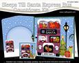 3D Christmas Santa Sleeps Till Santa Express Animated Card