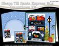 3D Christmas Santa Sleeps Till Santa Express Animated Card