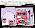 3D Christmas Santa Sleeps Till Santa Express Animated Card