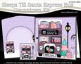 3D Christmas Santa Sleeps Till Santa Express Animated Card