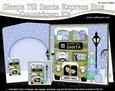 3D Christmas Santa Sleeps Till Santa Express Animated Card