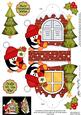 3D Pip Penguin Xmas Window Treat Holder Christmas Decoration