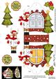 3D Rudolph Xmas Window Treat Holder Christmas Decoration