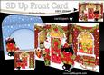 3D Cute Little Cat Up Front Card Decoupage