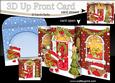 3D Bobbin Robin Up Front Card Decoupage