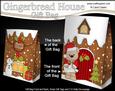 3D Xmas Livvy Bear Gingerbread House Gift Bag Mini Kit