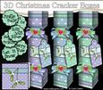 3D Mistletoe Christmas Cracker Boxes