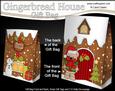 3D Xmas Livvy Bear Gingerbread House Gift Bag Mini Kit