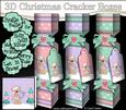 3D Livvy Bear Snowy Scene Christmas Cracker Boxes