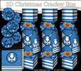 3D Scotland St Andrew's Cross Christmas Cracker Boxes