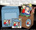 3D Mary & Joseph Nativity Rubber Band Xmas Pop Up Box Card