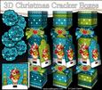 3D Rudolph Snowy Scene Christmas Cracker Boxes