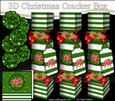 3D Welsh Dragon Flag Christmas Cracker Boxes
