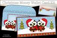 Christmas Little Hoot Owls Money or Gift Wallet Card Kit