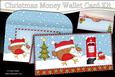 Christmas Bobbin Robin Money or Gift Wallet Card Kit