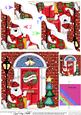 Ben Polar Bear Christmas Door Wavy Corner Side Stacker