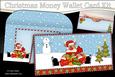 Christmas Rudolph Money or Gift Wallet Card Kit