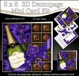 8 x 8 Engagement Champagne & Chocs 3D Decoupage