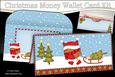 Christmas Bobbin Robin Money or Gift Wallet Card Kit
