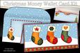 Christmas Stockings Money or Gift Wallet Card Kit