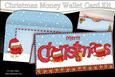 Christmas Bobbin Robin Money or Gift Wallet Card Kit