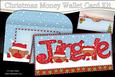 Xmas Jingle Bobbin Robins Money or Gift Wallet Card Kit