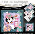 8x8 Xmas Pip Penguin Letter to Santa Kit 3D Decoupage