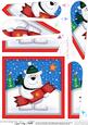 Xmas Ben Polar Bear Fan Pyramage Topper
