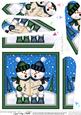 Xmas Snowman Fan Pyramage Topper