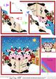 Singing Milly Moo Cows Merry Carollers Wavy Corner Side Sta