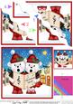 Singing Teddies Merry Carollers Wavy Corner Side Sta