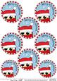 Little Hoot Owl Round Christmas Gift Tags