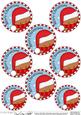 Little Bobbin Robin Round Christmas Gift Tags