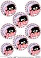 Pip Penguin Round Christmas Gift Tags
