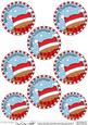 Xmas Bobbin Robin Round Christmas Gift Tags
