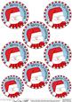 Xmas Snowman Round Christmas Gift Tags
