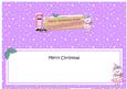Lge Dl Xmas Great Granddaughter Teddy Tess Signpost Insert