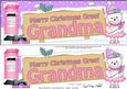 Lge Dl Xmas Great Grandma Teddy Tess Signpost