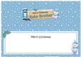 Lge Dl Xmas Baby Brother Teddy Ed Signpost Insert