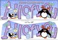 Large Dl Xmas All of You Penguins 3D Decoupage