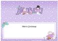 Large Dl Xmas All of You Snowmen Insert