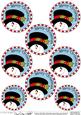 Xmas Snowman Round Christmas Gift Tags