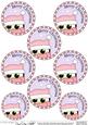 Xmas Little Hoot Owl Round Christmas Gift Tags