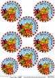 Xmas Presents Round Christmas Gift Tags